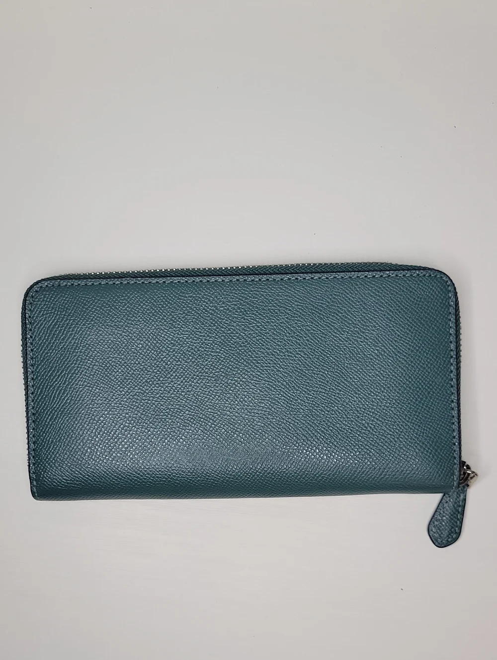 Coach Skylar Dark Teal Leather Hobo Shoulder Bag with Matching Wallet Set